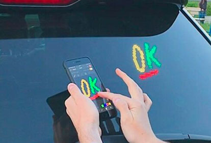 Back Window LED Sign: An Efficient Choice for New Advertising Media